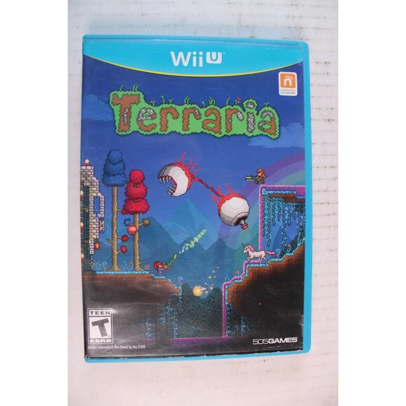 Terraria (Nintendo Wii U, 2016) Authentic, complete, - Picture 1 of 9